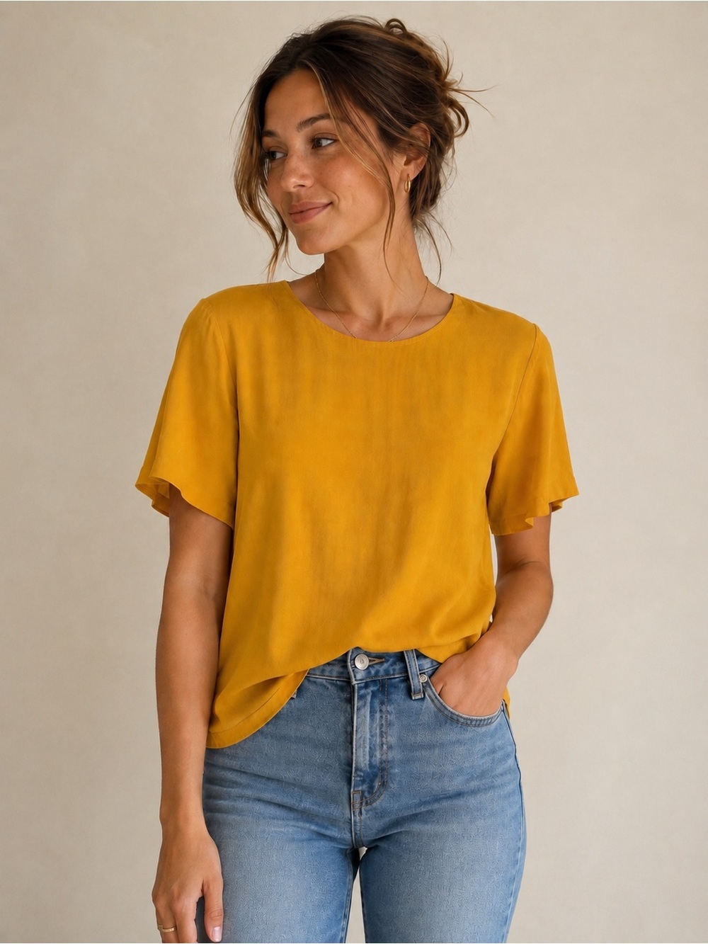 Vintage Anne Klein Silk Blouse